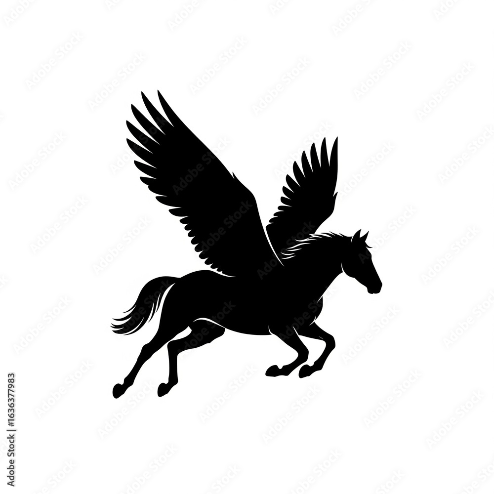 Fototapeta premium vector illustration of a horse