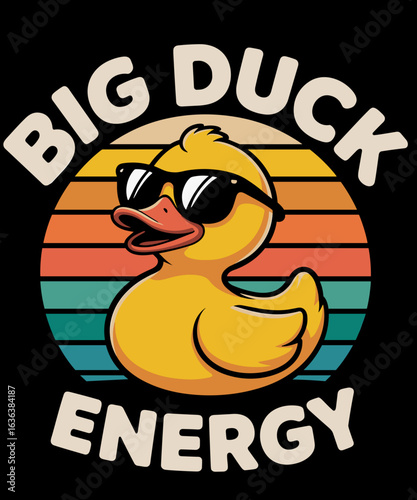 Big Duck Energy Funny Rubber Ducky