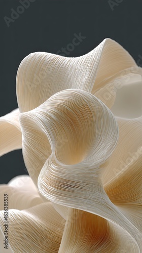 Abstract design curves texture art