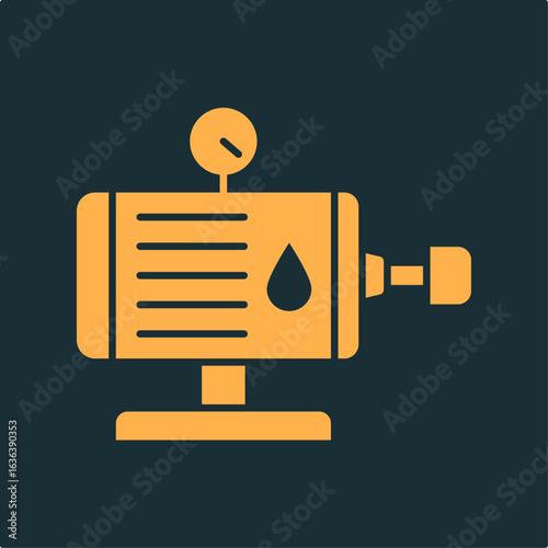 Water machine trendy practical important vector Illustration design charming colorful background