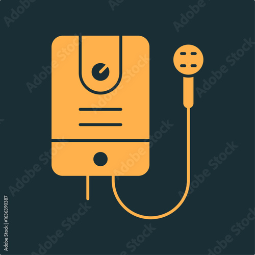 Bathroom Heater trendy practical important vector Illustration design charming colorful background