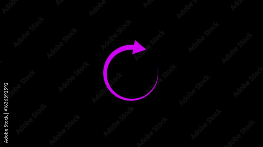 neon Loading animation. Round reload sign, repeat icon, refresh icon, rotate arrow icon sign and symbol, arrow circle loading icon red and white colour animation. neon Loading animation. Round reload sign, repeat icon, refresh icon, rotate arrow icon sign and symbol, arrow circle loading icon red and white colour animation.