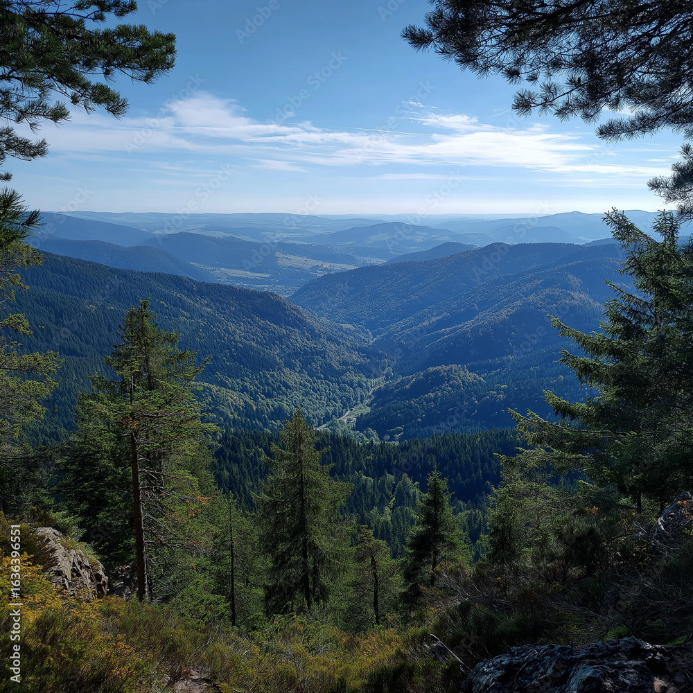 Fototapeta premium Black Forest hike (Germany)