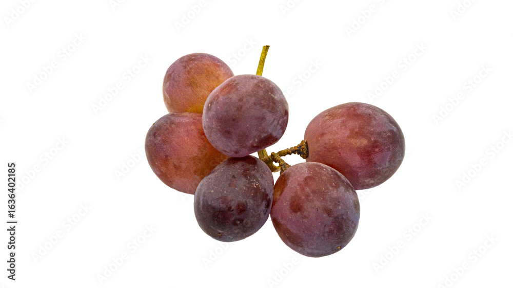 Obraz premium 赤ぶどう（背景透過）