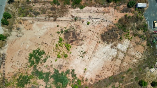 Aerial panorama of Beach at Kavatsite Region near Sozopol, Burgas Region, Bulgaria
