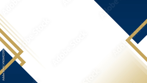 Elegant white blue and gold background