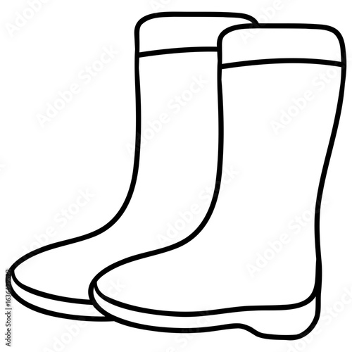rubber boots garden footwear