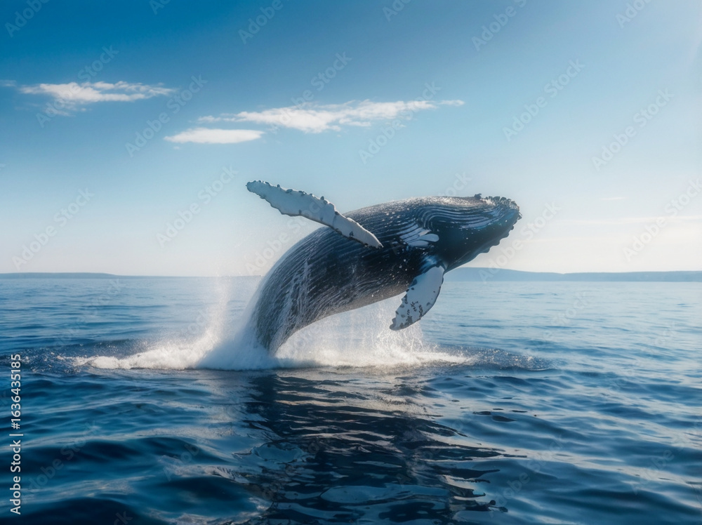 Fototapeta premium ホエールジャンプ