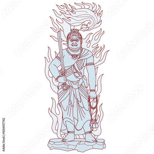 仏像 不動明王 Fudō Myō-ō - Acala
