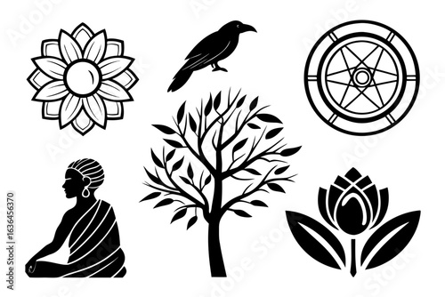 Spiritual and nature symbols
