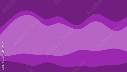 Abstract flowing waves of purple and lavender create a soothing and modern background design with a gentle gradient effect.