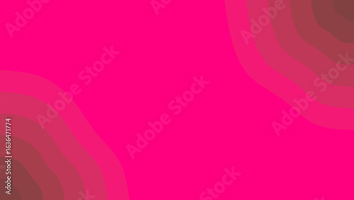 A vibrant hot pink abstract background features subtle curved gradient patterns in opposing corners, creating a modern and dynamic visual for various design projects.