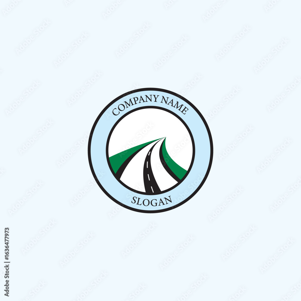 Obraz premium Road logo design