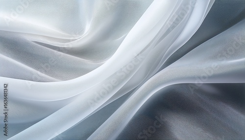 white sheer fabric with texture voile chiffon organza tulle textile background backdrop textured empty blank clean surface pattern semitransparent transparent