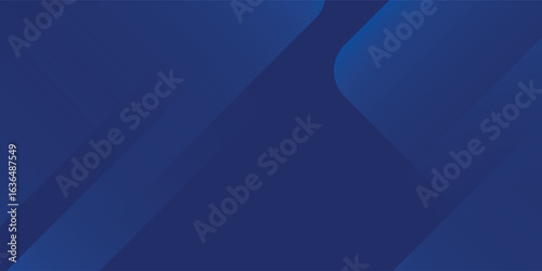 Abstract blue background with glowing geometric lines. Modern blue gradient square shape design.