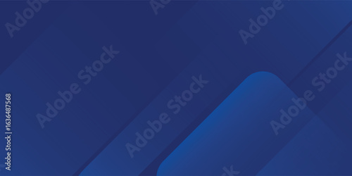 Abstract blue background with glowing geometric lines. Modern blue gradient square shape design.