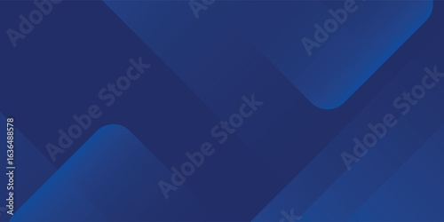 Abstract blue background with glowing geometric lines. Modern blue gradient square shape design.
