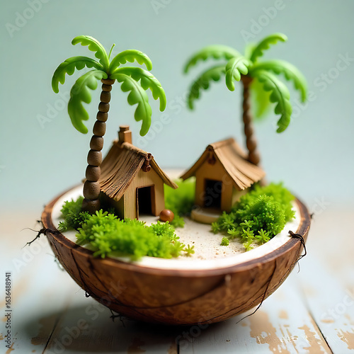 Island in a Shell: A Miniature Tropical Escape