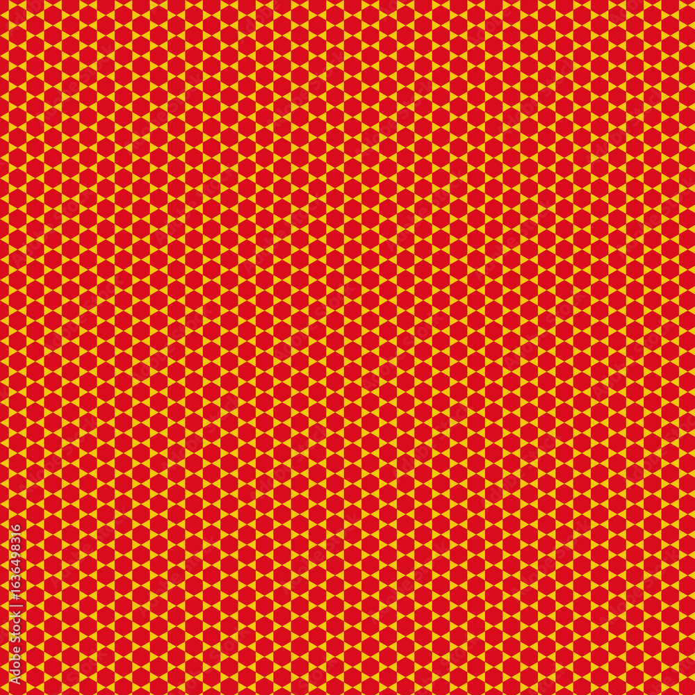Obraz premium Abstract Red and Yellow Geometric Pattern
