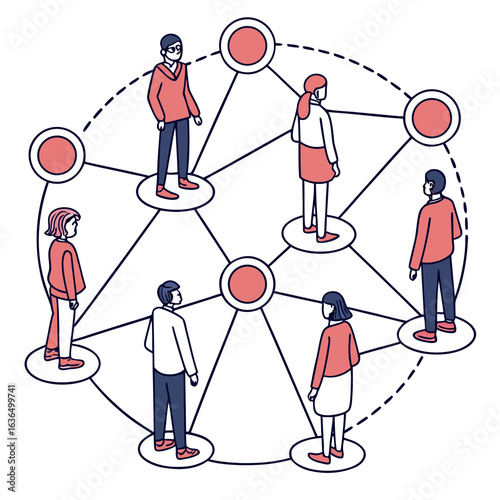 social network concept