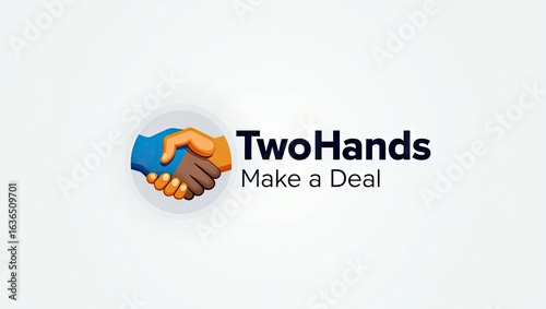 A  design featuring a handshake.
