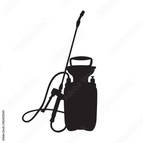 Garden Sprayer Pesticide Bottle Tool Silhouette