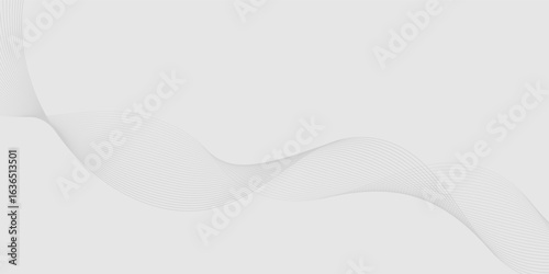 Abstract vector background with black wavy lines. EPS10