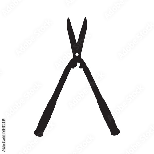 Hedge Shears Gardening Tool Silhouette
