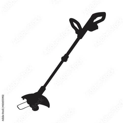 String Trimmer Cordless Tool Silhouette