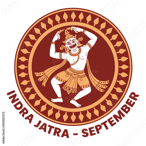 Indra Jatra Festival Emblem
