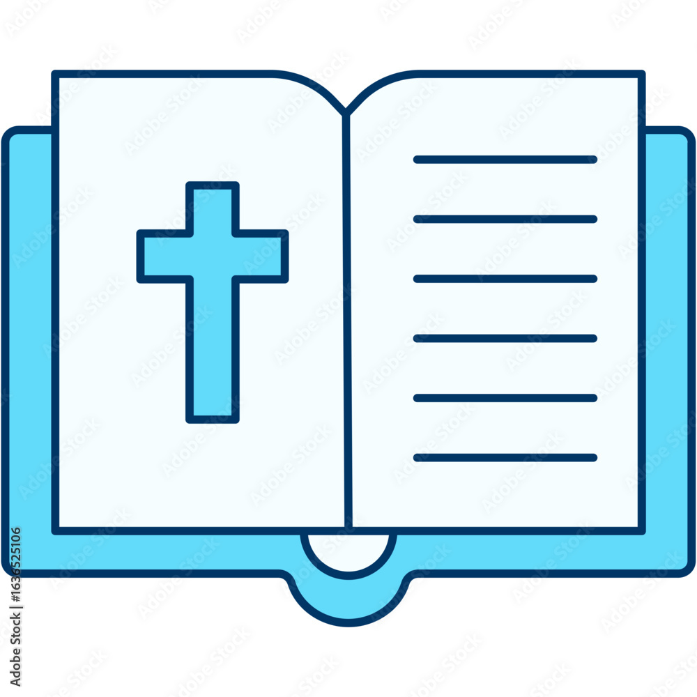 Obraz premium Illustration Bible Icon