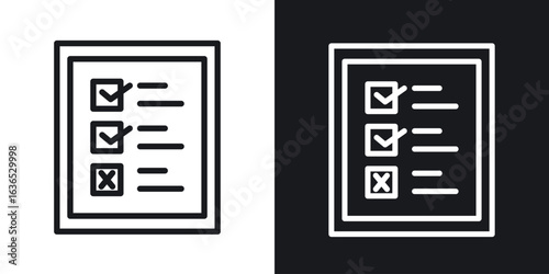 Guidelines icon. Thin Linear Style Designs for web design and infographics