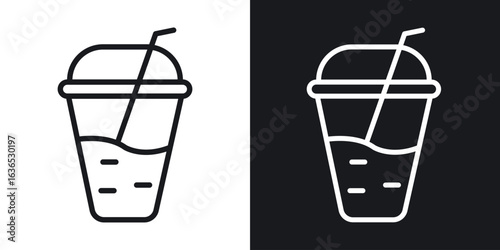 Frappe icon. Thin Linear Style Designs for web design and infographics