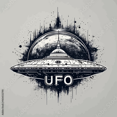 UFO Logo Very Cool Design