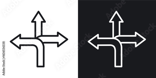 Flexibility icon. Thin Linear Style Designs for web design and infographics