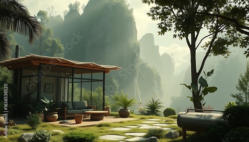 Modern Eco Villa Surrounded by Native Gardens