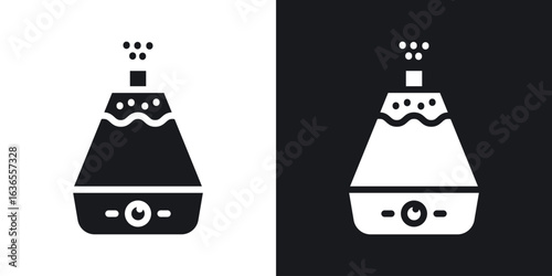 Humidifier pack. vector glyph flat icons