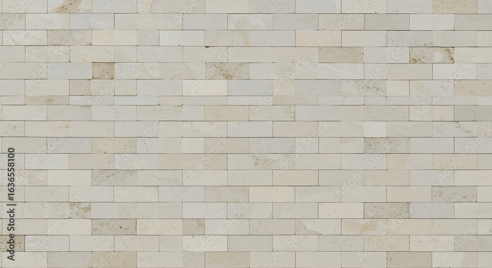 Obraz premium Elegant light beige stone wall background for architecture and design projects brings a modern touch