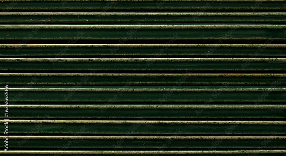 Fototapeta premium Deep forest green textured panels create a modern, rustic, or industrial background for your design