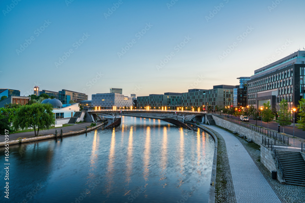 Crown Prince bridge at dawn in Berlin. Germany Crown Prince bridge at dawn in Berlin. Germany