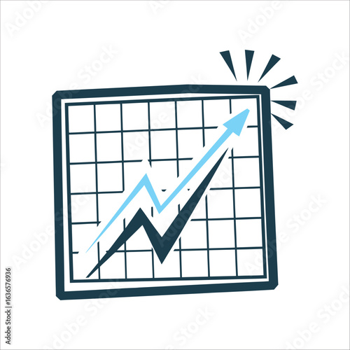 Alerting Graph Showing Spike in Data Analysis Fraud Detection A graph with an alert spike