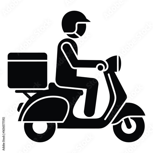 Scooter Delivery Icon