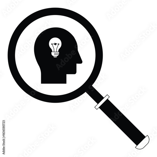 Magnifying Glass Searching for Dollar Sign
