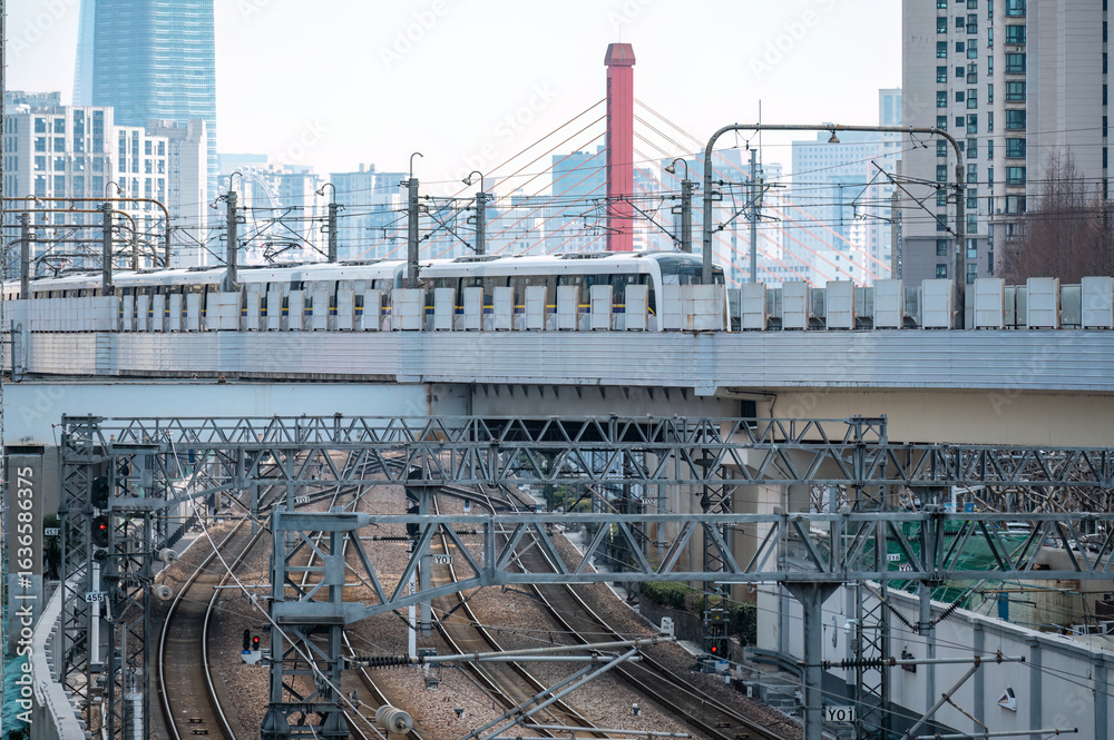 Urban three-dimensional rail transit lines Urban three-dimensional rail transit lines