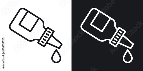 eye drop icon vector pictogram. UI. EPS10. - Vector