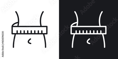Weight loss icon vector pictogram. UI. EPS10. - Vector
