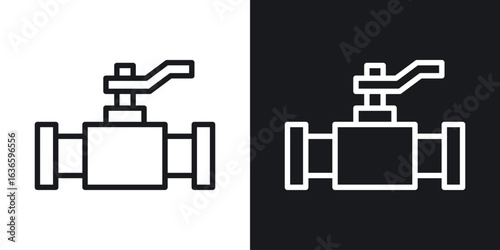 Valve icon vector pictogram. UI. EPS10. - Vector