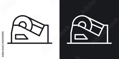 Tape dispenser icon vector pictogram. UI. EPS10. - Vector