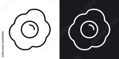 Omelet icon vector pictogram. UI. EPS10. - Vector