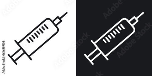 Needle icon vector pictogram. UI. EPS10. - Vector